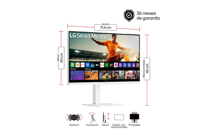 información Smart Monitor 4K